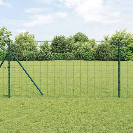 Metalen Afsluitpalen – Afzetpalen – Hekpalen – Tuinpalen – Omheiningspalen – Groen – 26 Stuks – 3,2 x 3,2 x 150 cm – Weerbestendig Staal