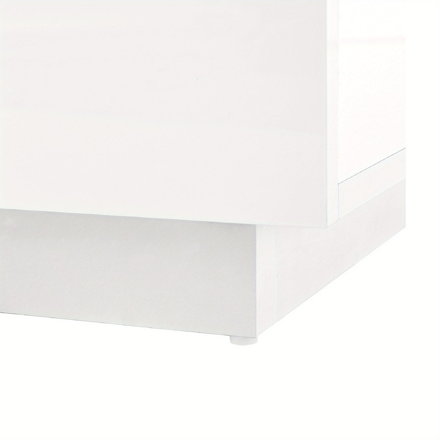 Modern Metal Coffee Table with Retractable Black & White Glossy Top & Hidden Storage - Easy Assembly, Space-Saving Design, Durable Metal Construction for Contemporary Living Room Furniture, Minimalist Center Table for Apartme