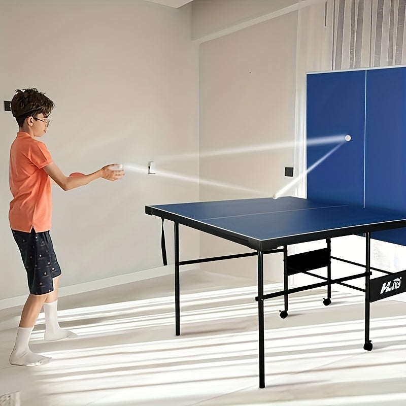 HLC Junior Table Tennis Table, Portable Ping Pong Table with Net Set for Easy Setup, Blue 206 * 114.5 * 76CM