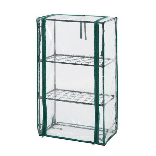Greenhouse 46x24x80 cm, PVC Film, Metal Frame