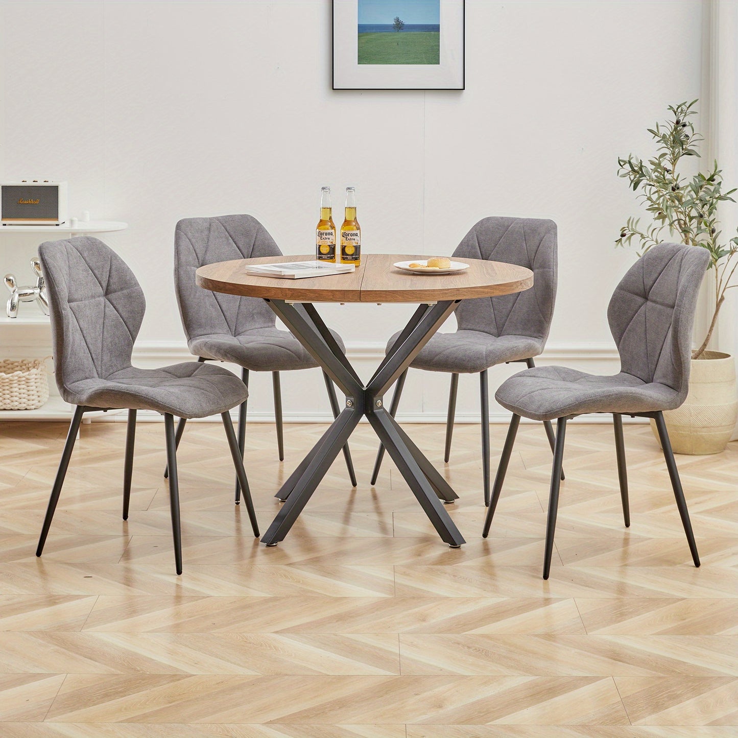 Eetkamerstoelen – Stoelen – Kuipstoelen – Eettafelstoelen – Armstoelen – Ergonomische Rugleuning – Verstelbare Voeten