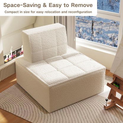 Knuffelstoel – Mini Sofa – Lounge Stoel – Leesstoel – Huisdier Sofa – Compact Formaat – Memory Foam Comfort – Polyester Bekleding