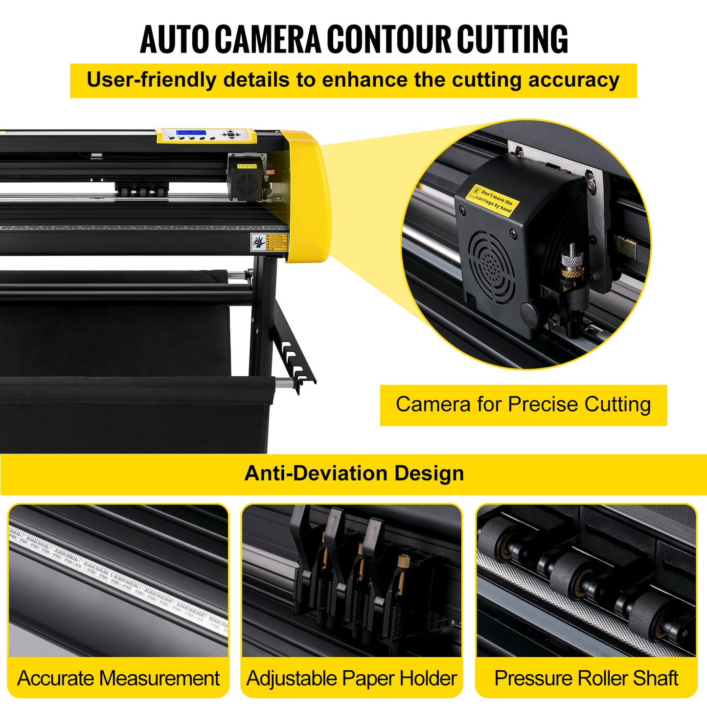 Vinylsnijder – Vinyl Snijplotter – Snijmachine – Graveermachine – Snijplotter – Automatische Contourherkenning – 87 cm Snijbreedte