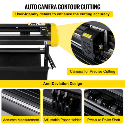 Vinylsnijder – Vinyl Snijplotter – Snijmachine – Graveermachine – Snijplotter – Automatische Contourherkenning – 87 cm Snijbreedte