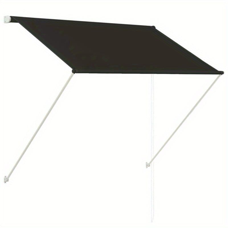 Uitschuifbare Zonwering – Terraszeil – Balkonzonwering – Zonnescherm – Schaduwdoek – 100x150 cm – Weerbestendig Stof – Eenvoudige Installatie