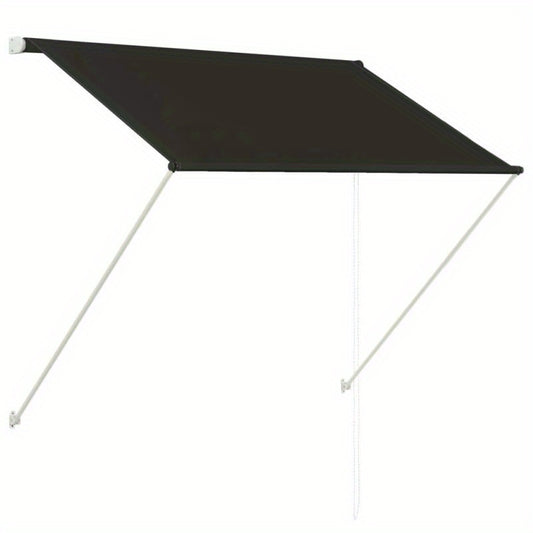 Uitschuifbare Zonwering – Terraszeil – Balkonzonwering – Zonnescherm – Schaduwdoek – 100x150 cm – Weerbestendig Stof – Eenvoudige Installatie