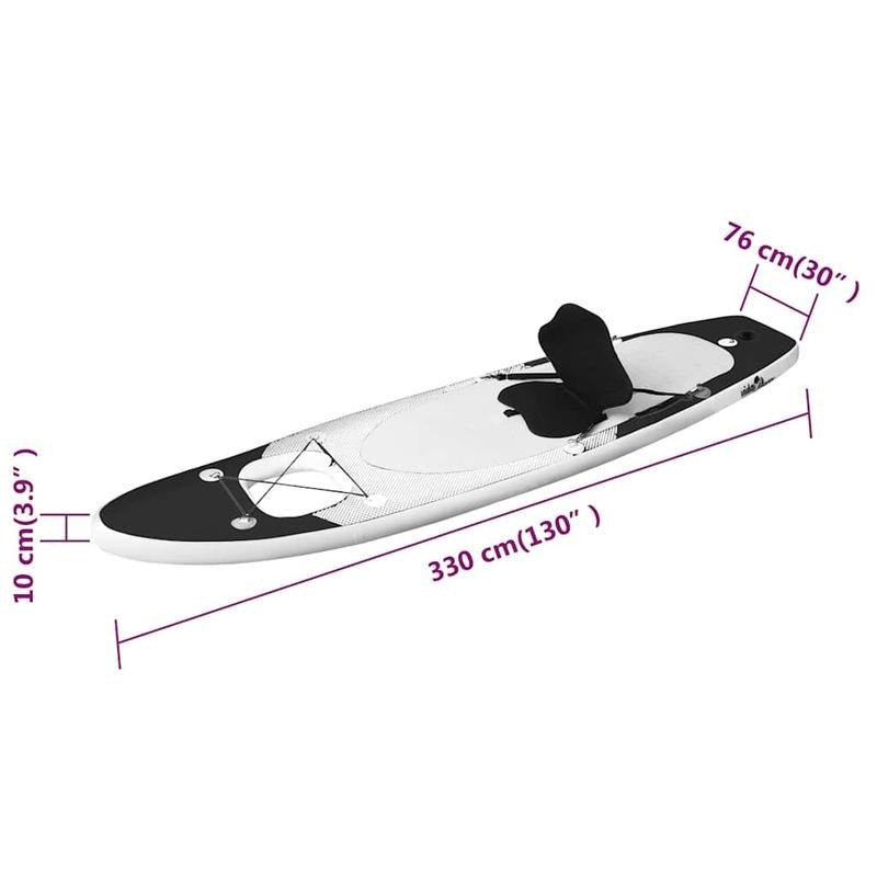 Opblaasbare Stand-Up Paddleboard – SUP Board – Paddleboard – Watersportboard – Compleet Met Peddel – Venster Onder Water