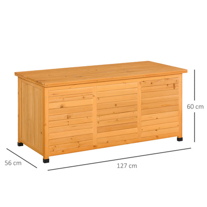 Opbergkist Tuin – Kussenbox – Opbergbox – Tuinkist – Tuinopslag – Weerbestendig – Stevig Vurenhout – Flip-Top Deksel – Antislip Voeten
