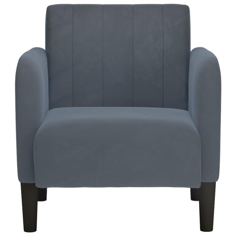 Fauteuil – Relaxfauteuil – Loungestoel – Zitzak – Leunstoel – Donkergrijs Zwart – Memory Foam Vulling – Stevig Houten MDF Frame