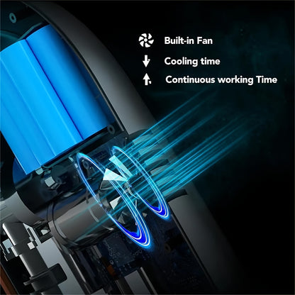 Elektrische Luchtpomp – Opblaaspomp – Compressor – Inflator – Pomp – USB Oplaadbaar – Max 20 PSI – Compact Design Zwart