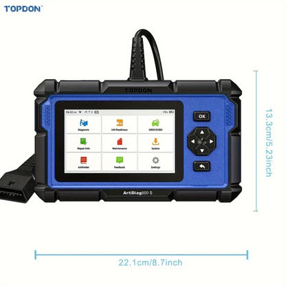 OBD2 Scanner – Auto Diagnosetool – Foutcode Uitlezer – ABS SRS Scanner – Transmissie Scanner – Live Data & Grafieken – Draadloze Wi-Fi Connectie