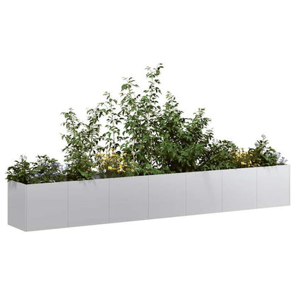 Plantenbak – Bloembak – Tuinbak – Plantenpot – Kruidenbak – Verzinkt Staal – 280 x 40 x 40 cm – Weerbestendig & Duurzaam
