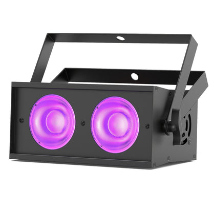 4 Stuks Mini RGBW COB LED Par Lights – LED Spotlights – Party Verlichting – DJ Verlichting – Feestverlichting – 150W Krachtige Lichtbron – DMX & Geluidsgestuurde Effecten