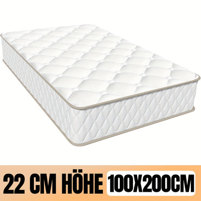 Matras – Matrassen – Tweepersoonsmatras – 7-Zones Matras – Pocketvering Matras – 160x200 cm – Stevigheid Niveau 3 – Ademend Koudschuim 22 cm Hoog