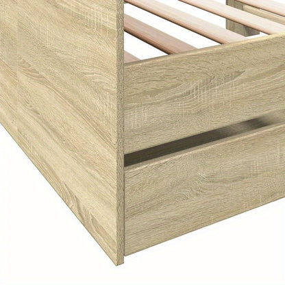 90X200 Cm Day Bed with Drawers Without Mattress Multifunctional Design Combining Rest And Storage Easily Integrating Into Various Home Styles Suitable for Living Room Or Small Bedroom Scenes, Space-Saving, Durable & Stylish H