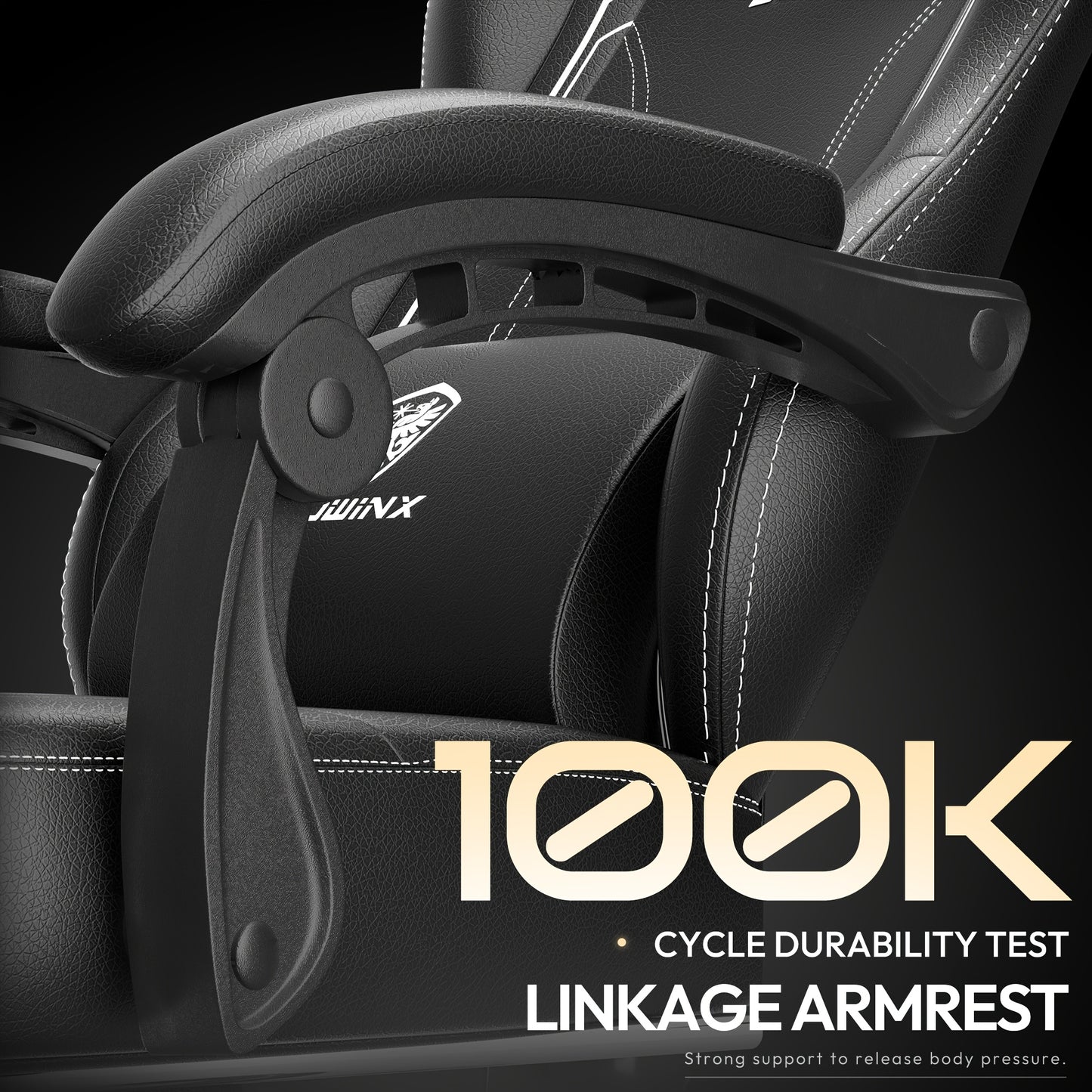 Gamingstoel – Gamestoel – Gaming Chair – Game Stoel – Bureaustoel – Ergonomisch Design – Kunstleer Bekleding – Brede Rugleuning – Max 150 kg
