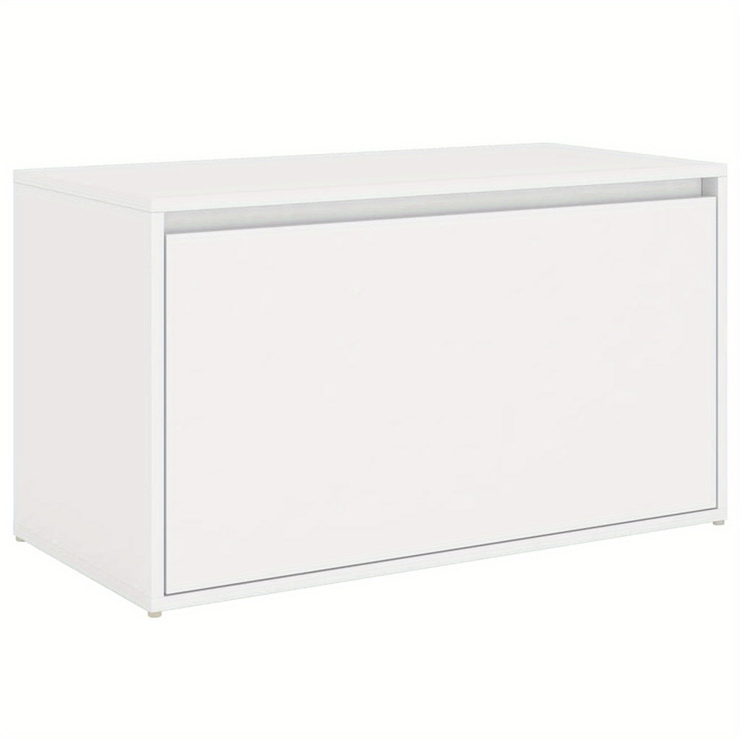 Bankje – Halbank – Zitbank – Schoenenbank – Vensterbank – Wit Gelamineerd Hout – Compact 80x40x45 cm