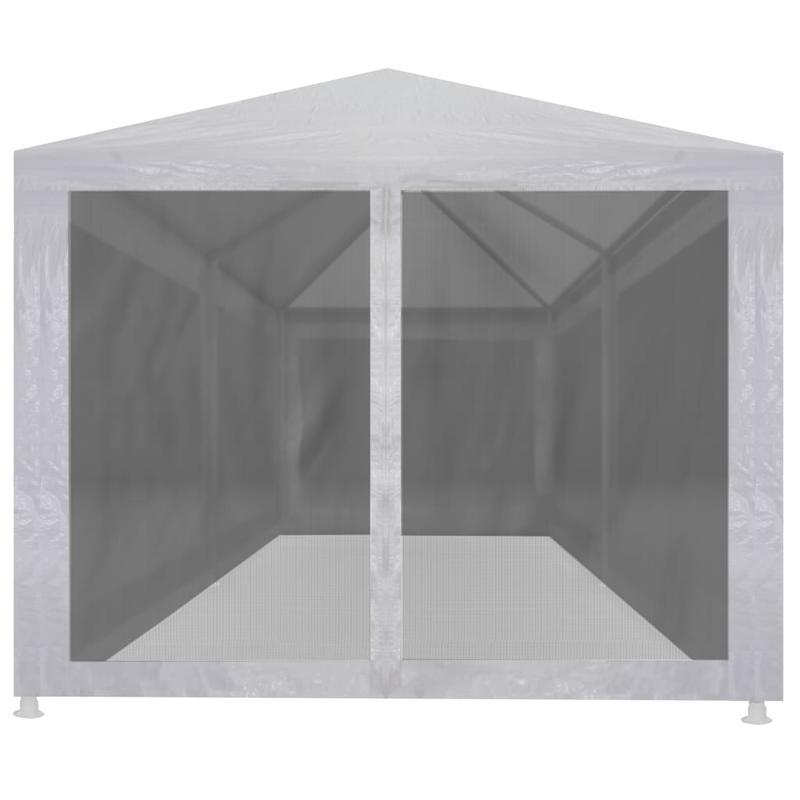 feesttent – partytent – paviljoen – tuintent – eventtent – 6x3m – 6 zijwanden van gaas – stevige kunststof constructie – all-weather bescherming
