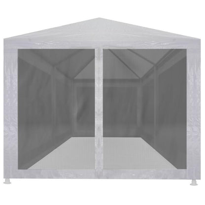 feesttent – partytent – paviljoen – tuintent – eventtent – 6x3m – 6 zijwanden van gaas – stevige kunststof constructie – all-weather bescherming