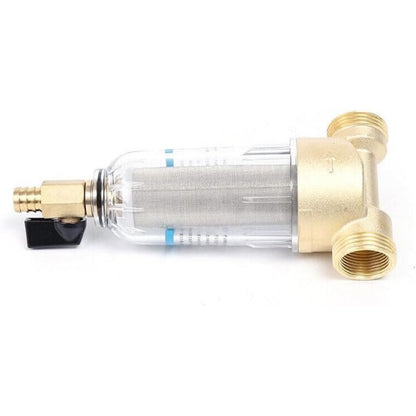Voorfilter – Voorfilterwater – Waterfilter – Sedimentfilter – Roestvrijstalen Filter – Filterprecisie 40 Micron – Inlaatdiameter 86 mm