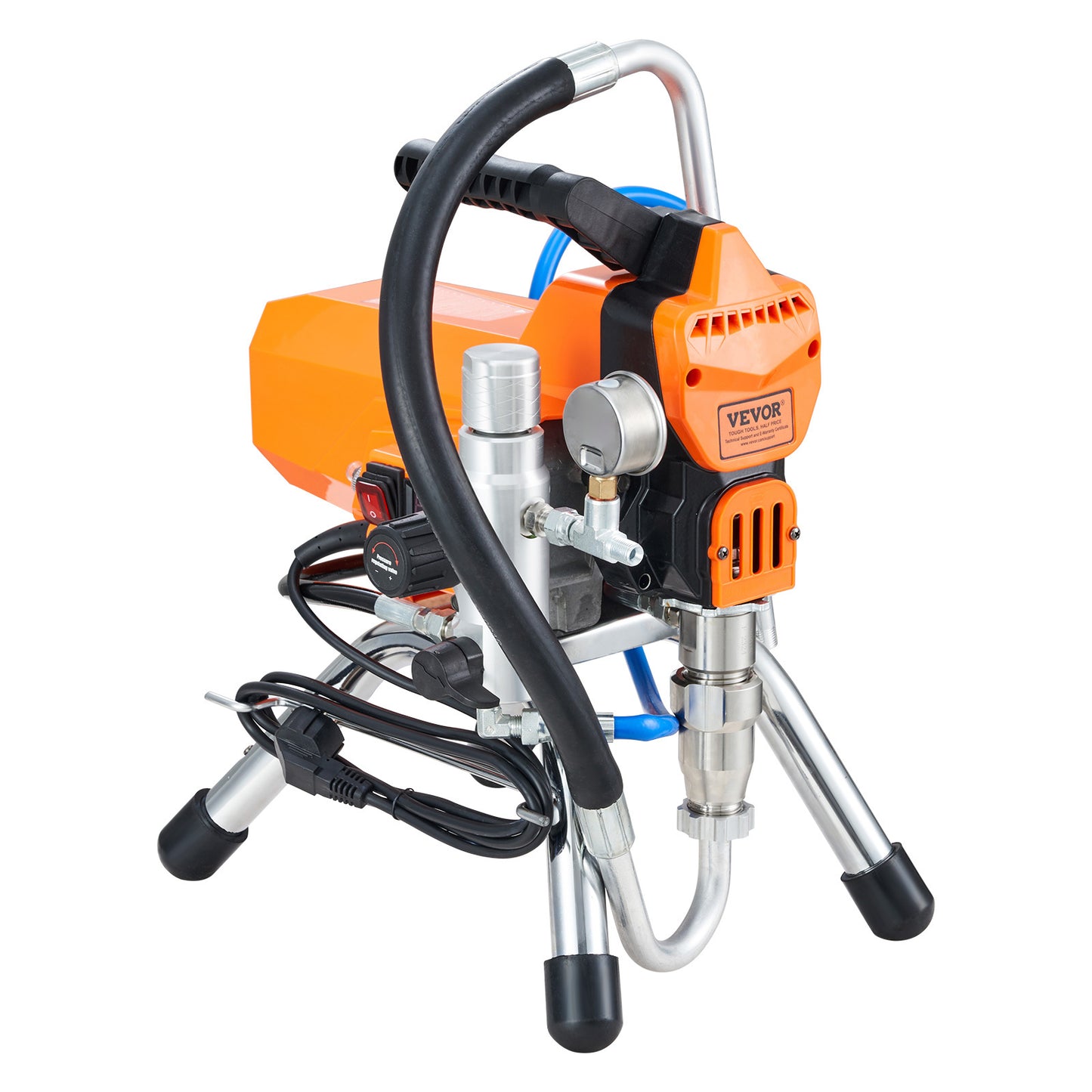 Verfspuit – Verfpistool – Spuitpistool – Verfspuitsysteem – Airless Spuit – 2200W Motor – Carbon Stalen Behuizing