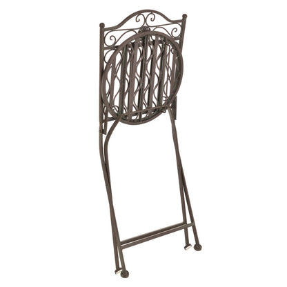 Bistro Set Biella 3pcs Foldable Metal