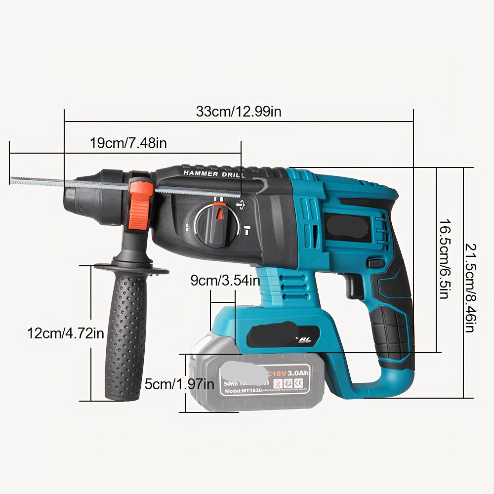 Accu Klopboor – Accuboor – Klopboor – Boormachine – 18V – Borstelloze Motor – 3.0Ah Accu