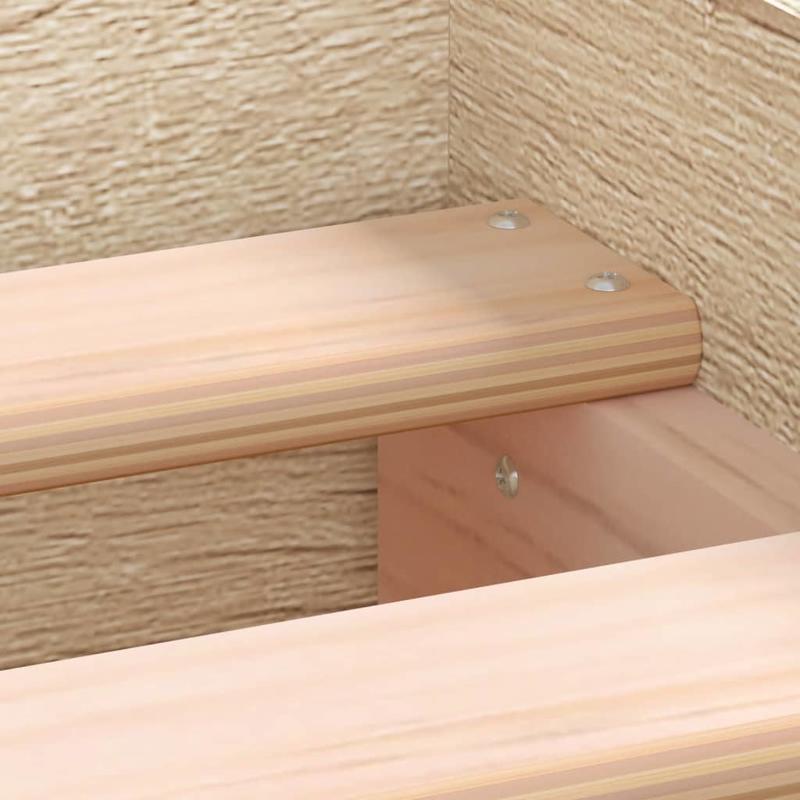 Bedframe Oak – Bedframe 100x200 – Eenpersoonsbed – Ledikant – Jongenskamerbed – Massief Hout – Modern Minimalistisch – Eenvoudige Montage – Duurzaam Natuurlijk Design