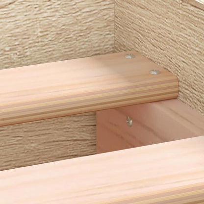 Bedframe Oak – Bedframe 100x200 – Eenpersoonsbed – Ledikant – Jongenskamerbed – Massief Hout – Modern Minimalistisch – Eenvoudige Montage – Duurzaam Natuurlijk Design