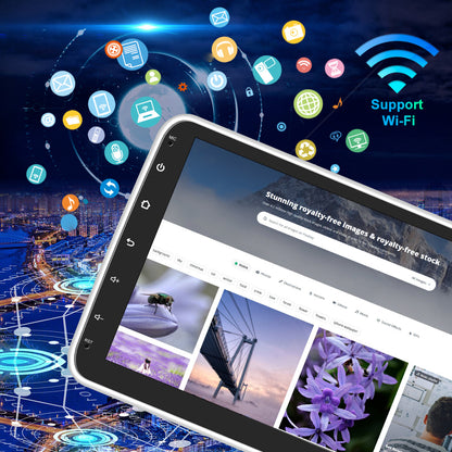 Autoradio – Android Auto – Multimedia Systeem – Navigatie Systeem – Carplay Scherm – 10,1 Inch Draaibaar Scherm – Wifi & GPS Navigatie