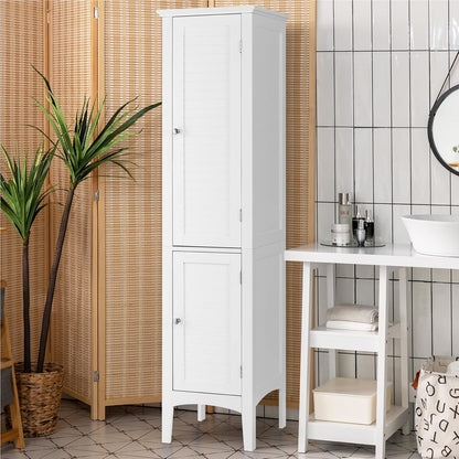 Hoge Kast – Smalle Kast – Opbergkast – Badkamerkast – Woonkamerkast – 160 CM Hoog – MDF Waterbestendig