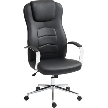 Bureaustoel – Office Chair – Kantoorstoel – Draaistoel – Gamestoel – Hoogteverstelbaar – Kantelfunctie – Kunstleren Bekleding – 120 kg Belastbaar
