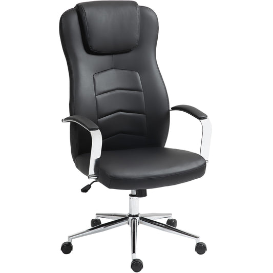 Bureaustoel – Office Chair – Kantoorstoel – Draaistoel – Gamestoel – Hoogteverstelbaar – Kantelfunctie – Kunstleren Bekleding – 120 kg Belastbaar