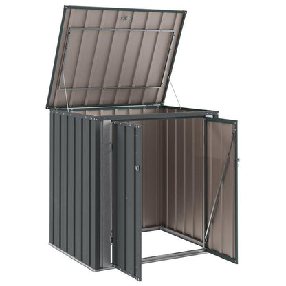 Tuinopbergbox – Tuinkist – Buitenbox – Opbergkist – Opbergbox – Zwart – Stalen Constructie – Ruim Formaat 101,5x82x100 cm