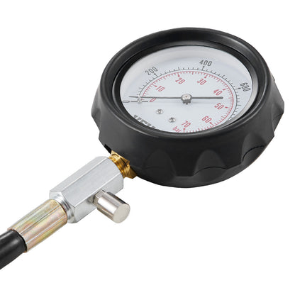 Compressiemeter – Compressietester – Compressie Tester – Cilinderdrukmeter – Drukmeter – 18 Adapters – 0-70 Bar Manometer