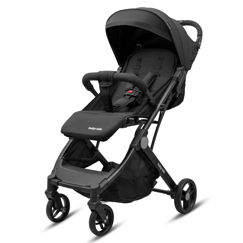 Kinderwagen – Buggy – Wandelwagen – Babywagen – Stroller – Zwart – Ultralicht Aluminium Frame – Compact Opvouwbaar