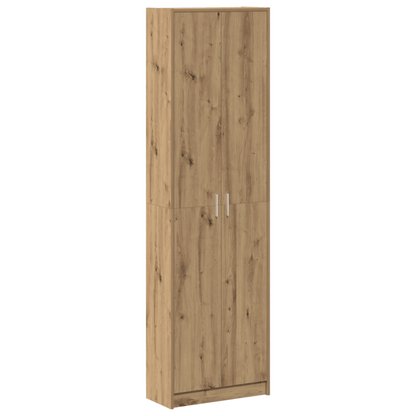 Kledingkast – Opbergkast – Kledingopberger – Garderobekast – Eikenhout – Compact 55x25x189 cm – Duurzaam Multiplex