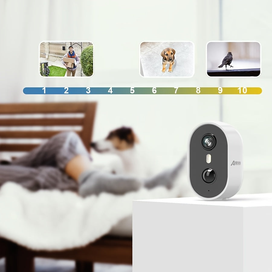Draadloze Beveiligingscamera – Bewakingscamera – Wifi Camera – Batterij Camera – Buiten Camera – 2K Resolutie – 2 Maanden Batterijduur