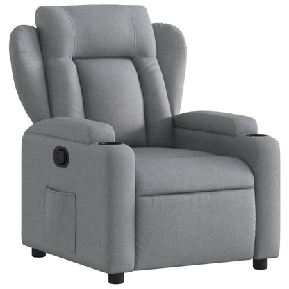 Relaxstoel – Relaxfauteuil – Fauteuil – Loungestoel – Zitfauteuil – Handmatig Verstelbaar Tot 135° – Dikke Bekleding Met Bekerhouders