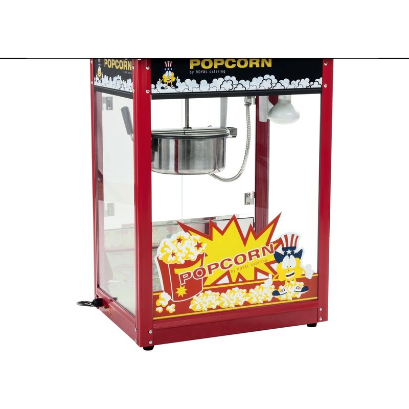 Bar Popcorn Machine with Black Visor - QUORE