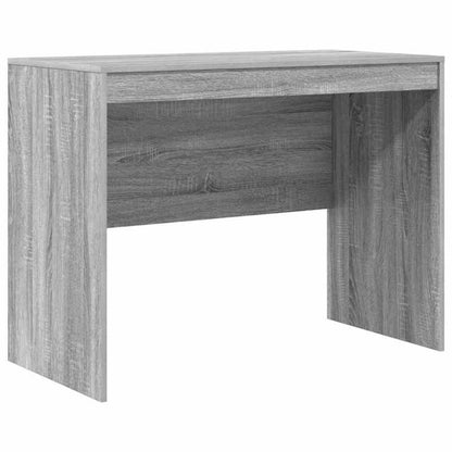 Bureau – Bureautafel – Computerbureau – Schrijftafel – Werktafel – Grijs – Eikenhout – 100 x 50 x 76 cm – Met Opberglades – Stevig En Stijlvol Design