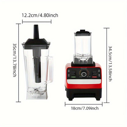 Blender – Smoothie Maker – Powerblender – Professionele Blender – To Go – 2000W Motor – Roestvrijstalen Messen