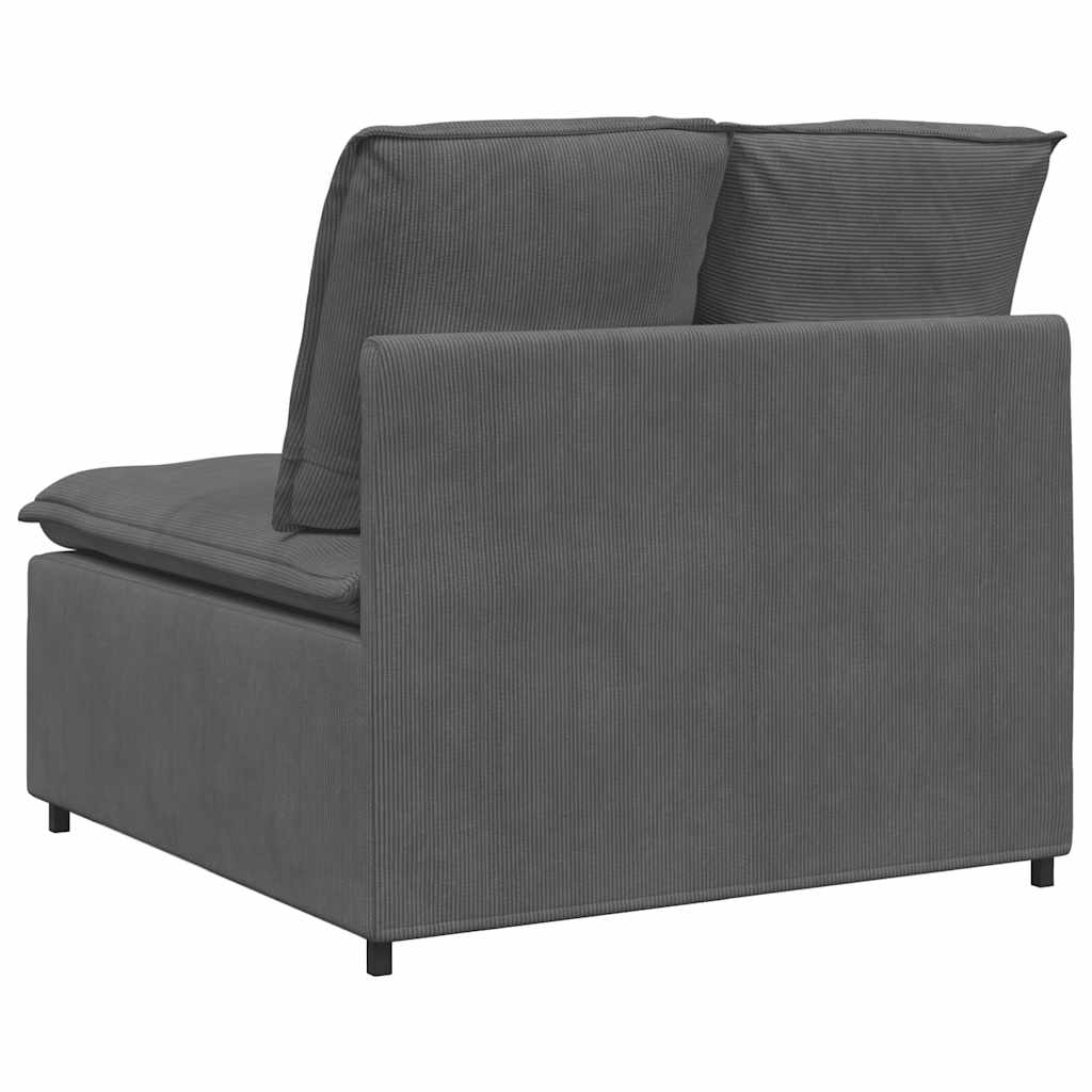 Modulaire Bank – Modulair Sofa – Hoekbank – Middenbank – 2-zitsbank – Corduroy Bekleding – Stevig Metalen Frame