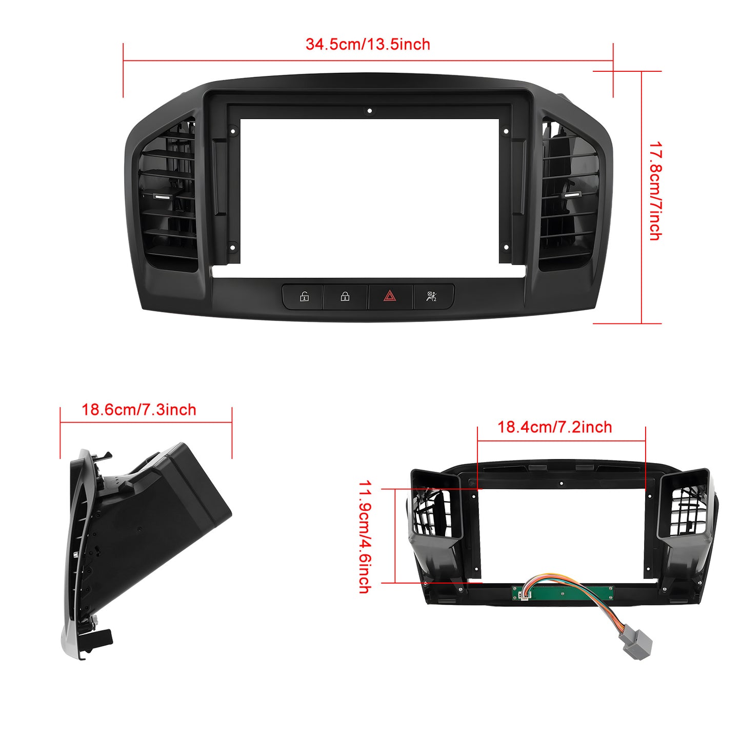 Android 15 Autoradio – Multimedia Systeem – Navigatie Unit – Auto Stereo – Dashboard Radio – 9 Inch HD Touchscreen – Draadloze CarPlay & Achteruitrijcamera
