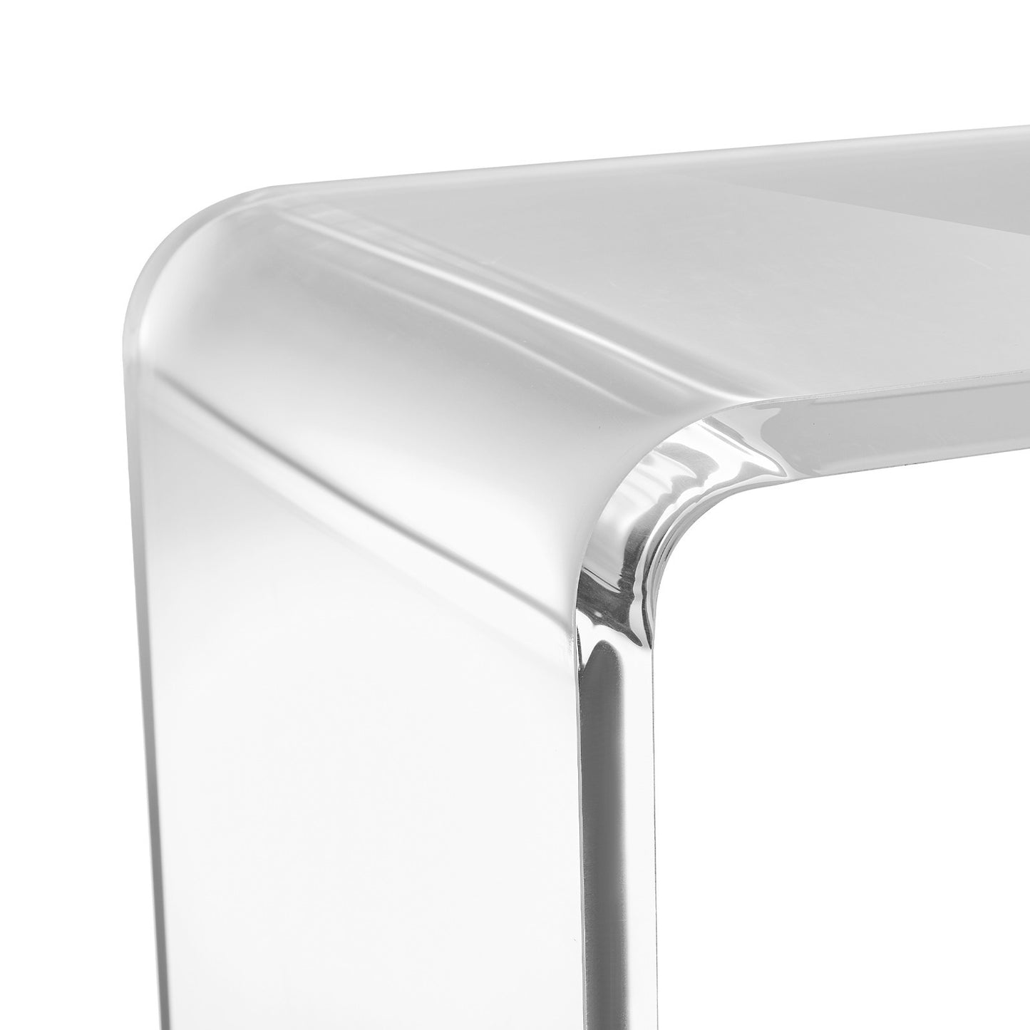 Acryl Bijzettafels – Bijzettafel Set – Side Table – Salontafel – Nachtkastje – Transparant Design – 41,5x30,5x46 cm – 18 mm Dik Acryl