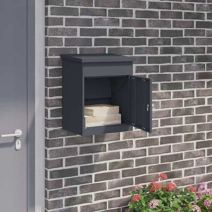 Pakketbrievenbus – Pakketbox – Brievenbus – Pakketbox Buiten – Vrijstaande Brievenbus – Gegalvaniseerd Staal – Slot Met Anti-Diefstal Sluiting – Weerbestendig 44x35x59 cm