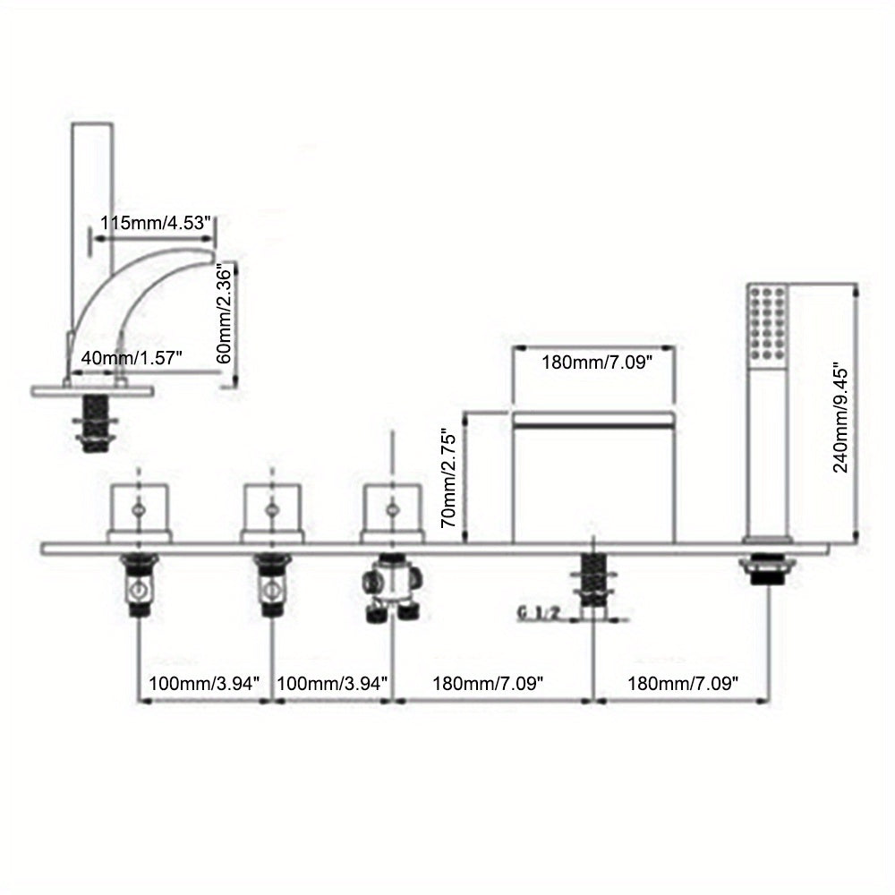 Waterkraan – Watervalkraan – Gootsteenkraan – Wastafelkraan – Mengkraan – Zilverkleurig Design – Duurzaam Metaal