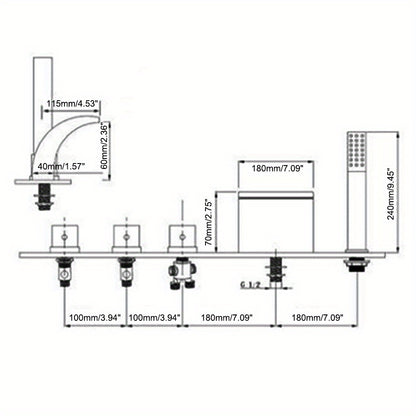 Waterkraan – Watervalkraan – Gootsteenkraan – Wastafelkraan – Mengkraan – Zilverkleurig Design – Duurzaam Metaal