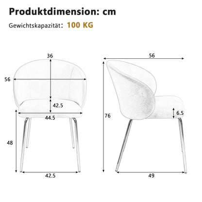 Groene Eetkamerstoelen – Stoelen – Armleuningstoelen – Keukenstoelen – Woonkamerstoelen – Comfortabele Zitting – Gouden Poten