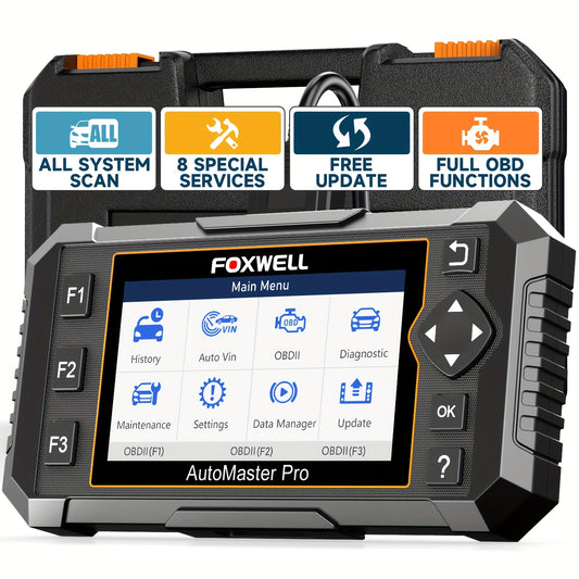 OBD2 Scanner – Auto Diagnosetool – Code Reader – Foutcode Uitlezer – Diagnose Scanner – 8 Resetfuncties – Levenslang Gratis Updates